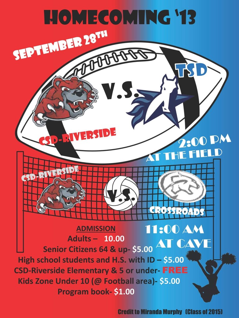 2013 Homecoming Flyer
